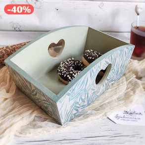 Szívecskés kínáló - GREENERY