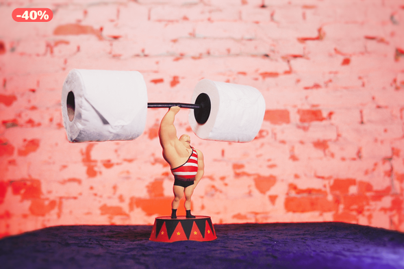 Wc papír tartó erőemelő