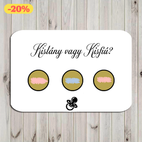 Kisfiú vagy kislány születik? Gender Reveal kaparós kártya, babaváró, babaváró buli, gender reveal party