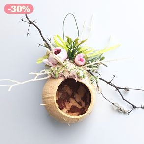 Madáretető gömb házikó