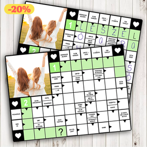 Fényképes tanúfelkérő, keresztrejtvény tanúfelkérő, keresztrejtvény, skandináv rejtvény