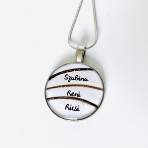 Babahajas,  hajtincses emlékőr nyaklánc/kulcstartó