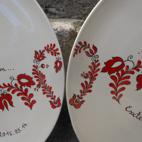 Magyaros mintájú szett