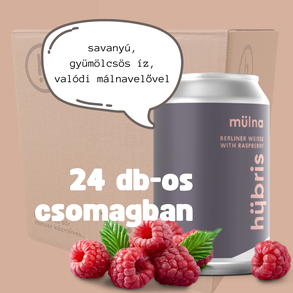 Málna sörpakk: 24 darabos hübris mülna csomag