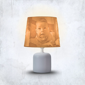 Daphni egyedi fényképes lámpa - Vintage