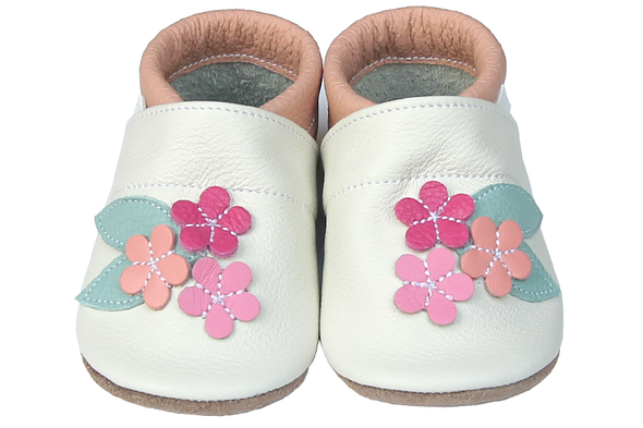 Hopphopp puhatalpú cipő - Virágos/pasztell