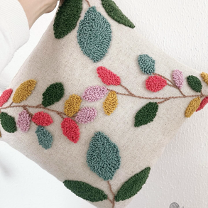 Virágos párnahuzat