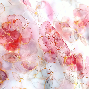 Rózsaliget tiszta selyem sál