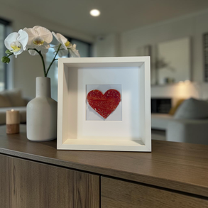 A Szeretet Szíve - üveg kép dekoráció