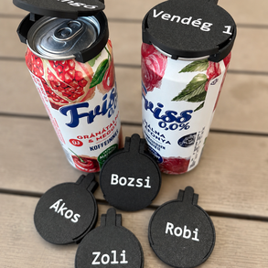 Sörös doboz kupak, névre szóló