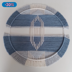 makramé falidísz I. - 30 cm