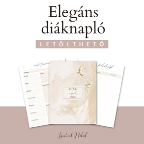 Diáknapló általános iskolásoknak, középsulisoknak, egyetemistáknak