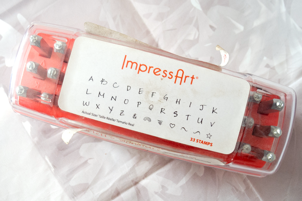 ImpressArt betűbeütő készlet