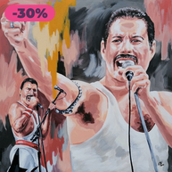 Freddie Mercury portré