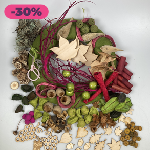 DIY ősz.9 - Díszítsd magad! 150 darabos őszi DIY csomag síkalapra 