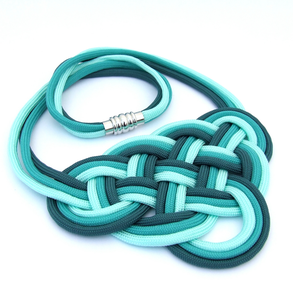 CELTIC paracord nyaklánc - Aqua