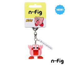 Image of Nanoblock NFG-08 N-FIG mini Kirby Inhale Keychain