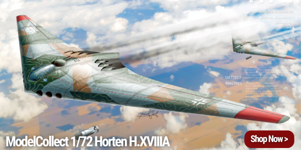 Modelcollect UA72217 1/72 German Horten H.XVIIIA Super Long Range Tactical Bomber