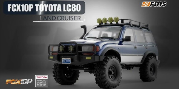 FMS 1/10 FCX10 PRO Toyota Land Cruiser LC80 RS Brushless RC Crawler