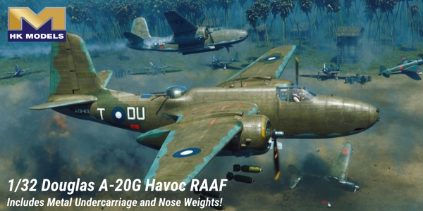 Hong Kong Models 01E42 1/32 Douglas A-20G Havoc RAAF Limited Edition