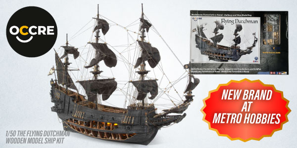 OcCre 14010 1/50 The Flying Dutchman Wooden Model Ship Kit