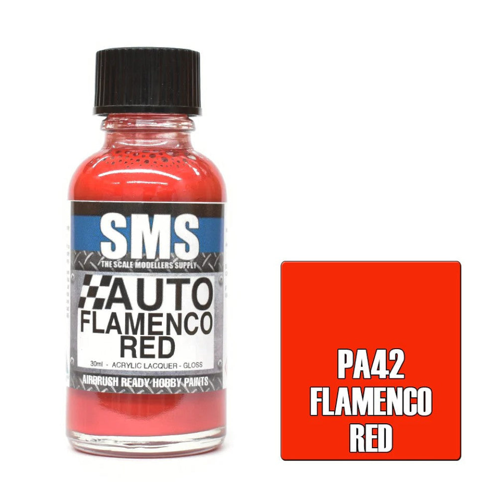 Image of SMS PA42 Auto Colour Flamenco Red 30ml