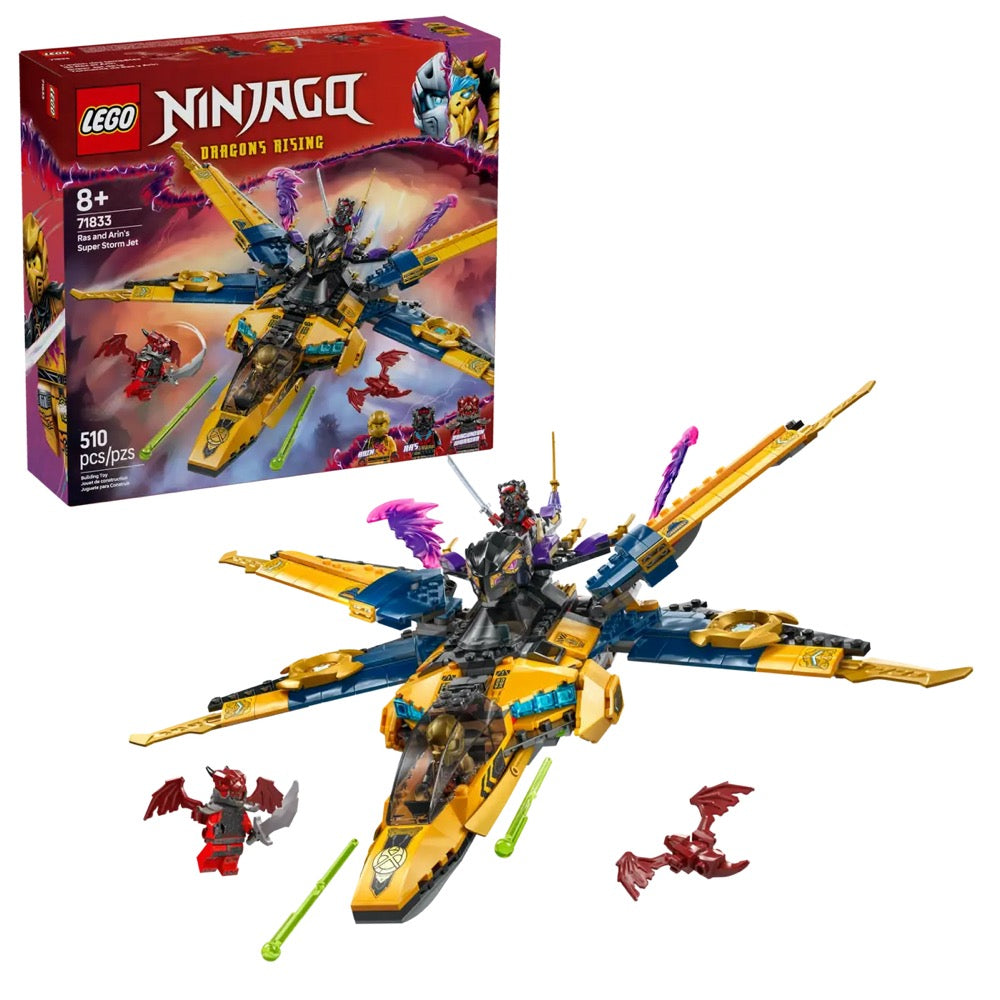 Image of LEGO 71833 Ninjago Ras and Arin's Super Storm Jet