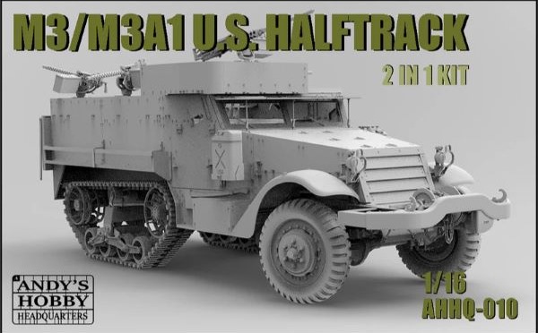 Andys Hobby Headquarters 010 1/16 M3/M3A1 US WWII Halftrack Super Kit