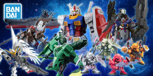 Bandai Gundam Restocks and New Arrivals Banner