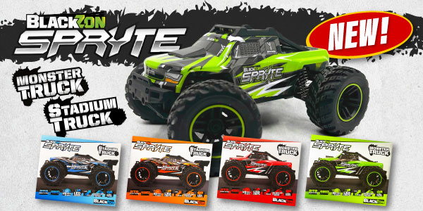 Blackzon Spryte 1/20 4WD Electric RC Truck's - MT and ST