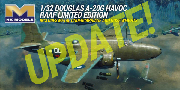 Hong Kong Models 01E042 1/32 Douglas A-20G Havoc RAAF Standard Edition