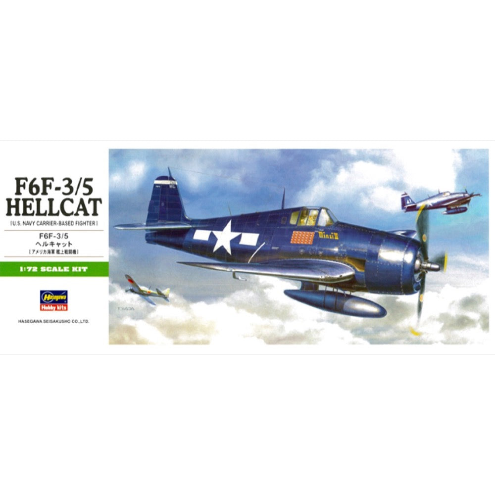 Image of Hasegawa 00241 1/72 F6F-3/5 Hellcat