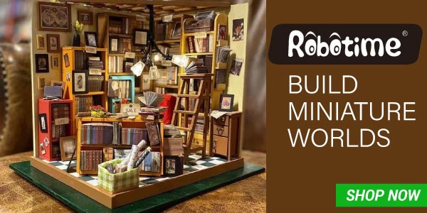 Robotime miniature build sets