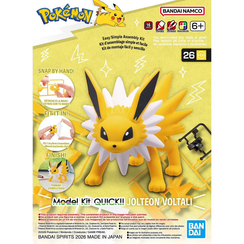 Image of Quick 26 Jolteon Pokemon Model Kit