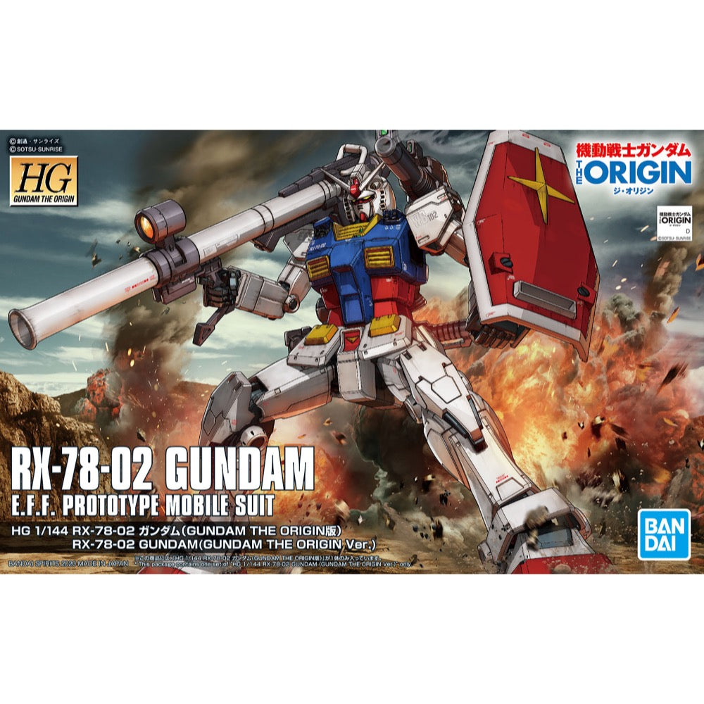 Image of HG 1/144 HG RX-78-02 Gundam The Origin Version