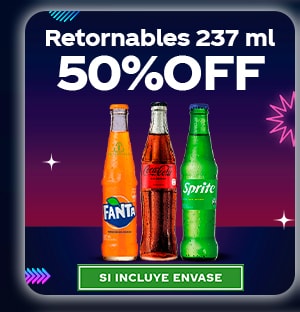 Retornables 237 ml 50%OFF