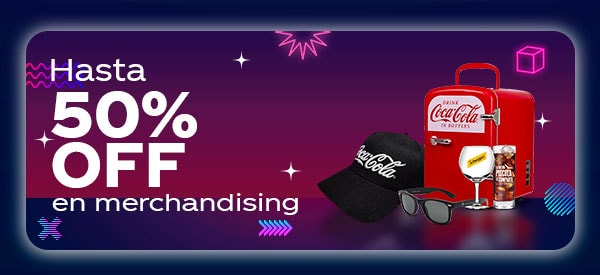 Hasta 50%OFF en merchandising