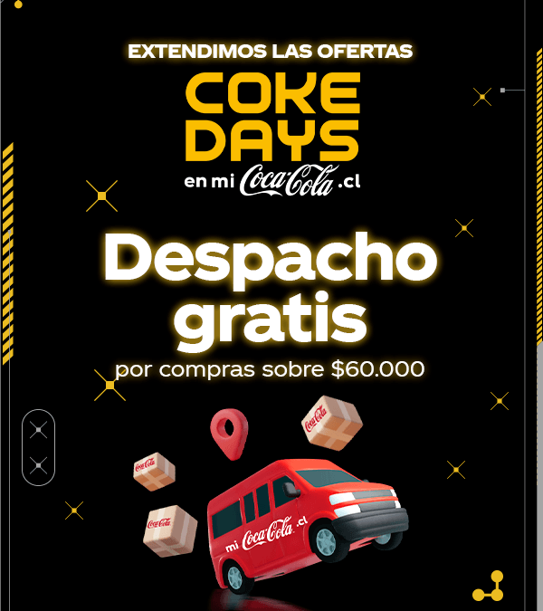 Despacho gratis por compras sobre $60.000