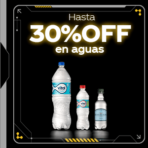 Hasta 30%OFF en aguas