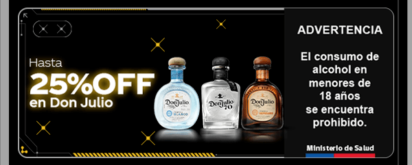 Hasta 25%OFF en Don Julio