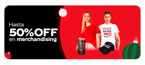 Hasta 50%OFF en merchandising