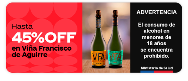 Hasta 45%OFF en Viña Francisco de Aguirre