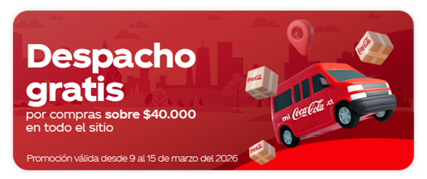 Despacho gratis por compras sobre $40.000 en todo el sitio