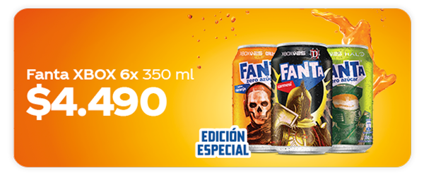 Fanta XBOX 6x 350 ml $4.490