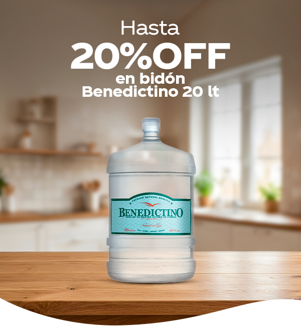 Hasta 20%OFF en bidón Benedictino 20 lt