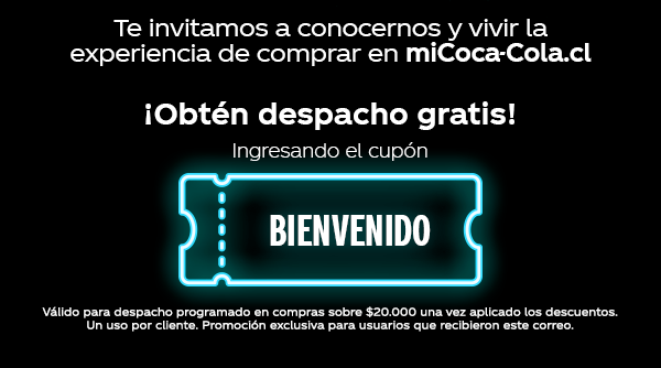 Ingresa tu cupón: BIENVENIDO