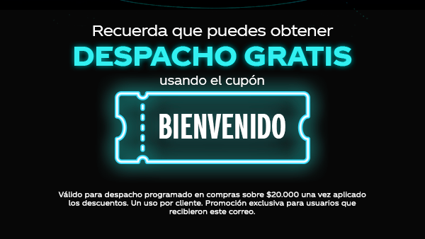 Ingresa tu cupón: BIENVENIDO