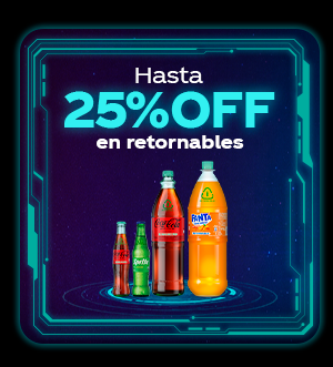 Hasta 25%OFF en retornables