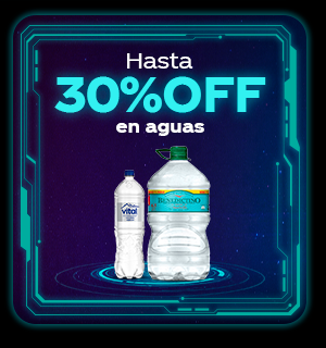 Hasta 30%OFF en aguas