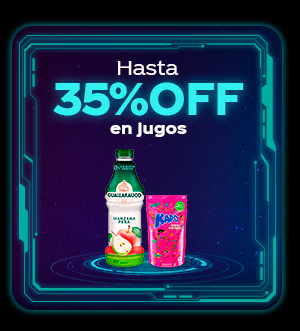 Hasta 35%OFF en jugos